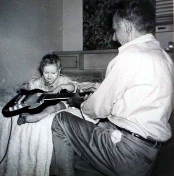 Jack_Wilson_1967 Jack Wilson 1967 first time holding guitar with grandfather's help
