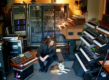 Erik Norlander photo shoot for Keyboard magazine 2009
