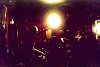 Bob Brookmeyer conducting the Monday Night Village Vanguard Band
