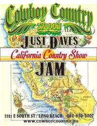 Dave's CalCountryShow BIRTHDAY JAM w/an All-Star Lineup