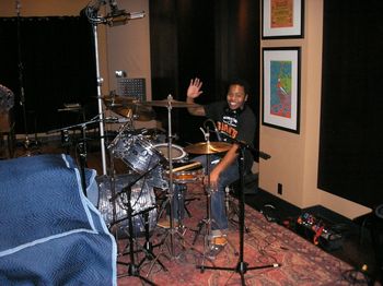 Anthony Wilson - Drums Anthony in from Los Angeles to play drums in the studio.
