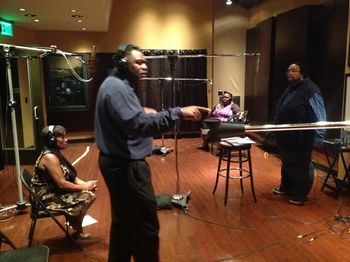 James Small, Carol Thomas, Ken Young, Monique Leonard James directing the background vocals.
