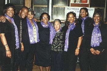 Opening Night Robin, Marshan, Sandra, Lynda, Connie, Shirley, Eboni, Alfreda
