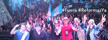 FUERA! Manifestaciones Guatemala
