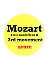 Flute Concerto in D KV314 3rd movement SCORE