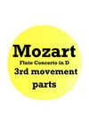 Flute Concerto in D KV314 3rd movement PARTS