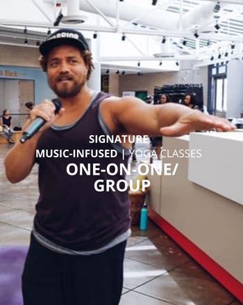 Dorian's signature yoga classes are taught by Dorian and underscored by his original neosoul/ smoothjazz music.  He's a Registered Yoga Teacher (RYT) via Yoga Alliance.
