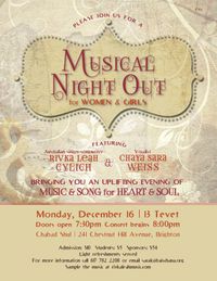 Musical Night Out for Women & Girls
