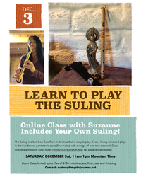 Suling Class with  Suzanne