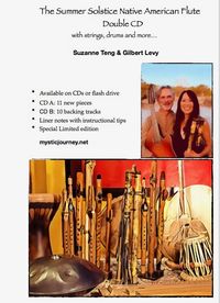 Solstice Flute & Drum Double CD w/Backing Tracks - Flashdrive
