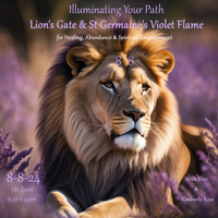 Illuminating Your Path: Lion's Gate & St Germaine's Violet Flame  for Healing, Abundance & Spiritual Empowerment