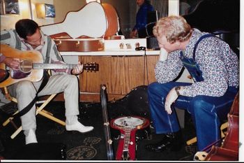 Me & Mike Synder green room Grand Ole Opry
