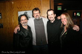 Dave Kahl, Steve 'The Preacher'Clarke, Kevin Selfe and me!
