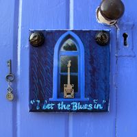 'I Let the Blues In' - Artwork print