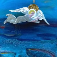 'Angels and Boats' - Artwork print