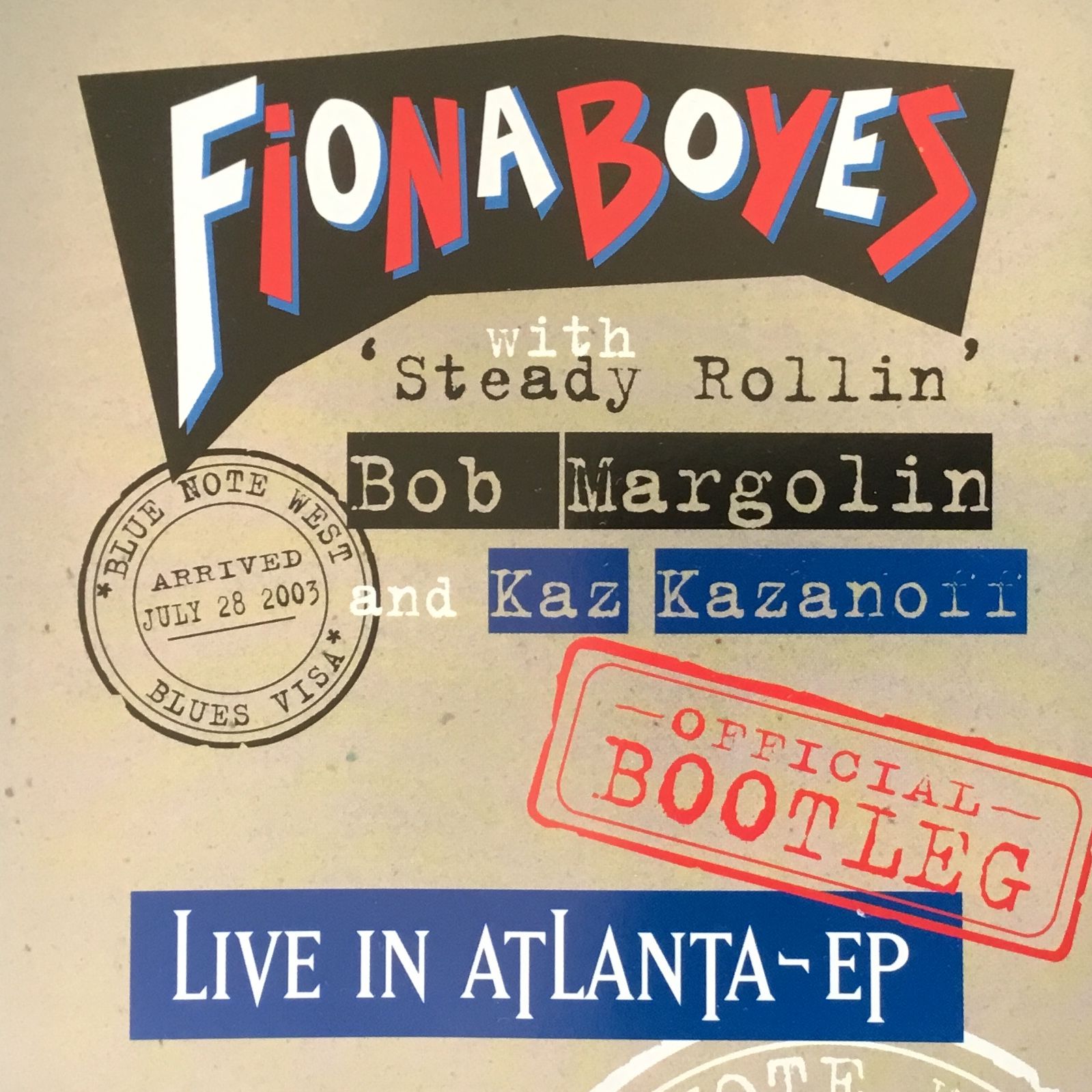 Live in Atlanta: Official Bootleg EP - fionaboyes.com