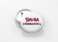 Salsa Combativa 1.25" Pinback Button