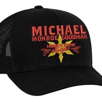 Black Trucker Cap Honky Tonk Ninja Logo