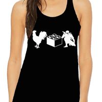 Cock Block Ninja Ladies Tank Top