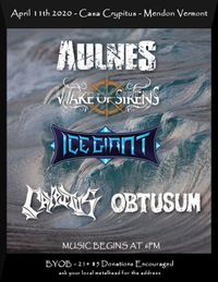 Basement Bash: Aulnes/Wake Of Sirens/Ice Giant/Obtusum/Crypitus