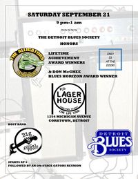 DETROIT BLUES SOCIETY HONORS THE ALLIGATORS AND DON McGHEE