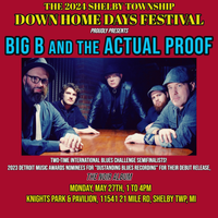 Big B and the Actual Proof play the 2024 Shelby Township Down Home Days Carnival and Beer Tent