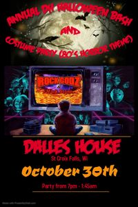 Rock Godz with Mark Stone -- Annual DH Halloween Bash and Costume Party (80's HORROR THEME)