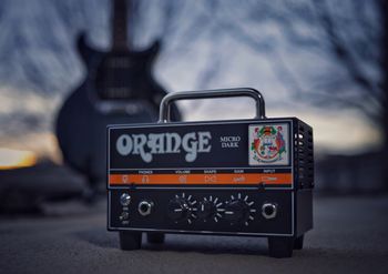 Orange Micro Dark in the low hanging Omaha winter sun.
