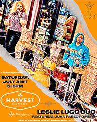 Leslie Lugo Band performs at Harvest Market