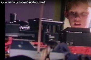 RWO's "Toy Train Boy" 1995 From the "Toy Train" music video, from "Trapped in the Machine"

