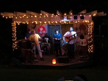 Photo by Liz Bennett feat Andrew Jackson, Denise Strayer, Eli Byrne, Mickey Klein @ Moonstock, Port Matilda PA 2018
