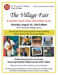 The Village Fair: A summer music, food, and vendor series