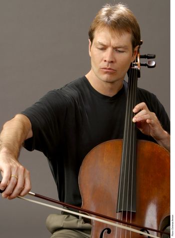 Cellist, Daniel Gaisford Publicity photos 1706 Matteo Goffriller Cello, the "Warburg"
