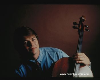 Cellist, Daniel Gaisford Publicity photos 1706 Matteo Goffriller, the "Warburg"
