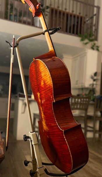 Cristiani Stradivarius Cello of c. 1700.  C.Landon
