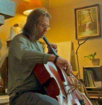 Cellist, Daniel Gaisford 2023
