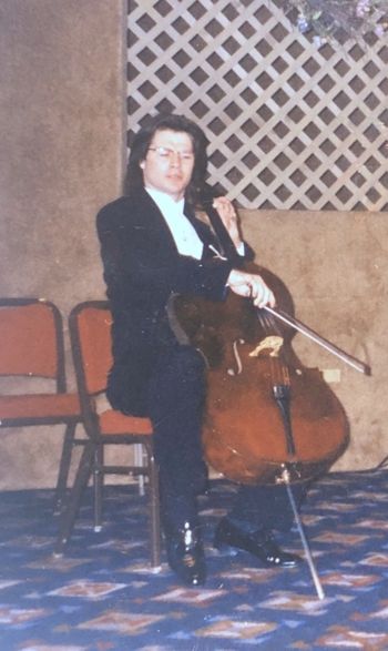 Cellist, Daniel Gaisford in Idaho - Performing the Suite No. 3 in C major, BWV 1009 by Johann Sebastian Bach on the 1706 Matteo Goffriller Cello "Warburg"
