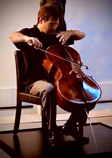 American cellist, Daniel Gaisford
