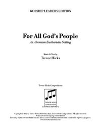 For All God's People - WORSHIP LEADER EDITION