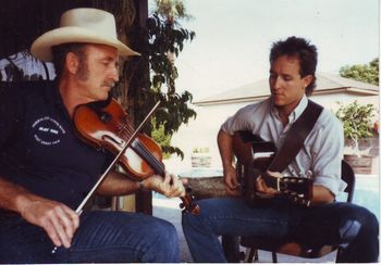 Ray and Cary. Father and son . . .
