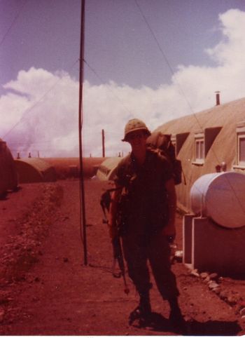 Cary in the Army. Mauna Kea on the big Island
