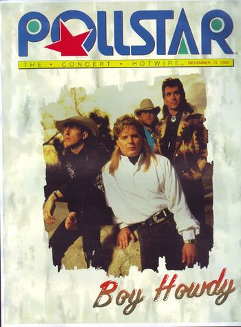 On the cover of Pollstar magazine
