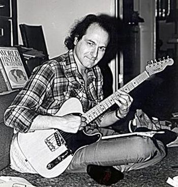 Ted Greene. (RIP) The greatest guitar teacher bar none. This is how I remember him. When I went to my first lesson, he asked, what do you want to learn? I said teach me as if I'm you showing up as a beginner. He taught me so much on the guitar. His book "Chord Chemistry" is the bible for guitar.
