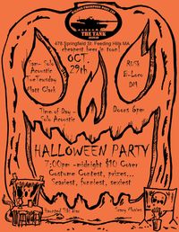 Halloween Party at the Tank- Time of Day solo acoustic at 9:00pm