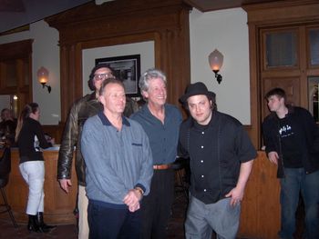 John Hammond After opening the show, Damian poses for a pic with legendary acoustic blues man John Hammond
