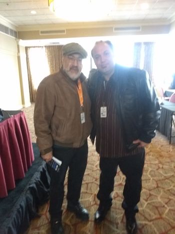 President of Alligator Records Bruce Iglauer and I in Memphis, 2020
