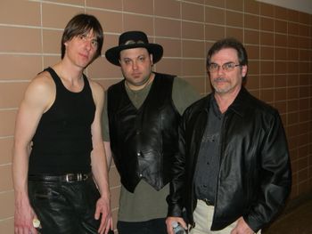 The Damian Knapp Blues Band. L to R: Tim Lane (drums), Damian Knapp, Kurt Sunderman (bass)
