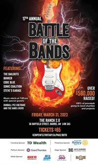 Kempenfelt Rotary's 18th Annual "Battle of the Bands"
