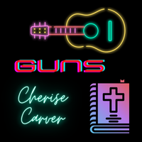 Holographic Sticker - Guitars Guns & Bibles