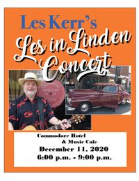 An Evening with Les Kerr: Concert and Dinner.